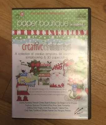 £3.80 • Buy Polkadoodles Cd Rom Templates Paper Boutique Creative Christmas Craft