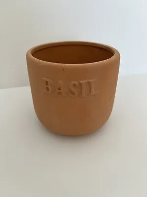 Clay Basil Pot • $12