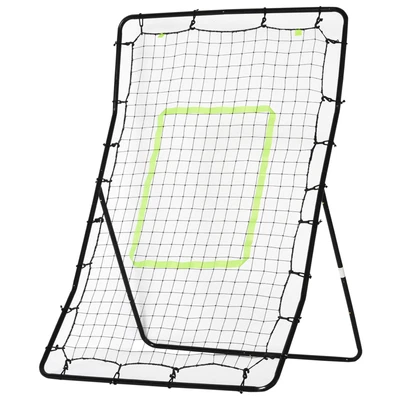 £18.99 • Buy HOMCOM Rebounder Net Target Ball Kickback Baseball Training Equipment Play