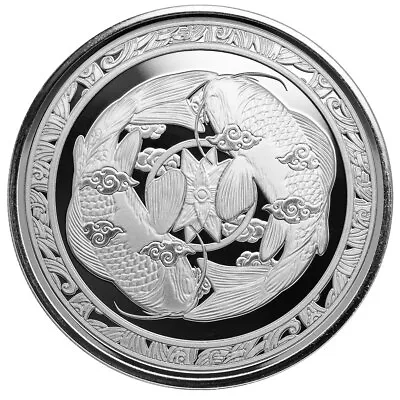 2023 1 Oz .999 Fine Silver Fiji Koi Fish Coins • $42.90