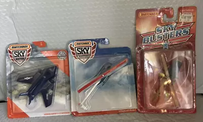 Mixed Lot Of 3 Matchbox Skybusters Planes (New Vintage - Unopened) • $15.96