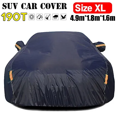 Waterproof Full Car Cover Outdoor UV Snow Dust Rain Resistant Protection US I4V1 • $26.98