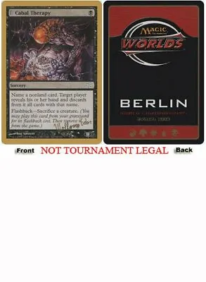 Cabal Therapy (Sideboard - Wolfgang Eder - 2003) World Championship NM ABUGames • $3.99