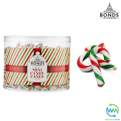 Mini CANDY CANES Christmas PEPPERMINT Flavour RETRO SWEETS Cane XMAS Wrapped 5g • £3.79