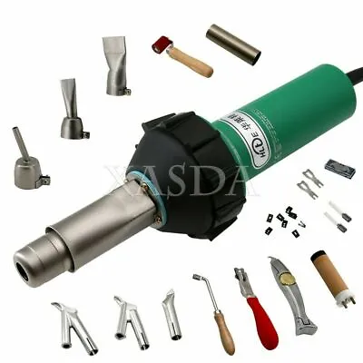 HLT-D16 1600W Hot Air Plastic Welder Welding Gun Kit For PVC Vinyl Floor PP • $250.56