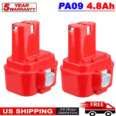 9.6 Volt Ni-Mh Battery For Makita 9100 9120 9122 9133 9134 6222D 192596-6 PA09 • $26.49