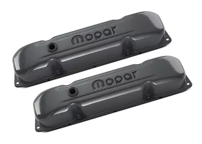 Fits 1959-78 Bb Mopar Dodge B Rb Shark Gray Valve Covers 361 383 400 426 440 Set • $159.95