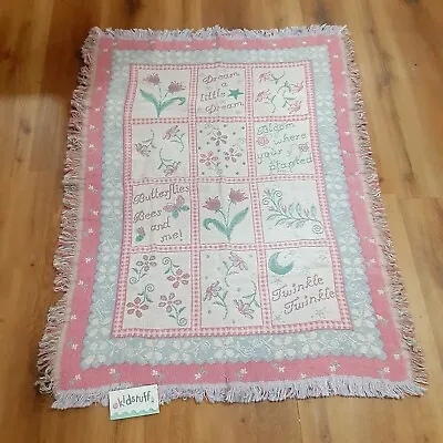 Goodwin Weavers KidStuff Tapestry Floral Framed Borders Throw Blanket 50  X 38  • £28.92