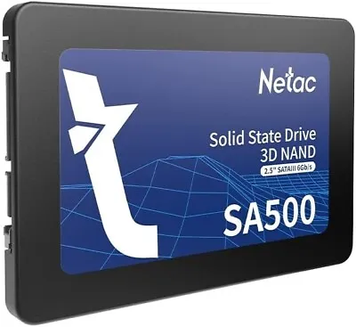 Netac 256GB 2.5  SSD SATA III 540MB/s Solid State Drive Gaming PC Laptop SSD • £24.95