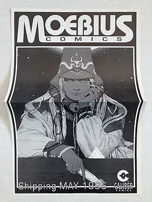 Moebius Comics 1 Poster 1996 Caliber Comics Promo 11 X17  Store Shop Display Vtg • $499.99