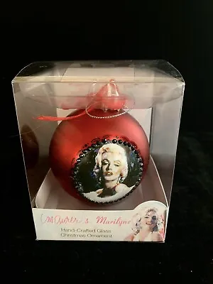 New Kurt Adler Marilyn Monroe Red Glam Holiday Christmas Tree Ornament Collector • $10