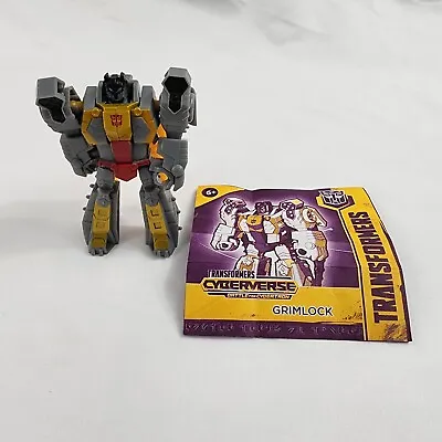 Transformers Grimlock Cyberverse Battle For Cybertron Scout Class Action Figure • $11.99