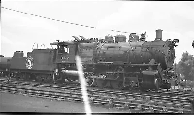 Great Northern GN 847 0-8-0 Minneapolis MN 6-47 Railroad Negative 1266 • $14.99