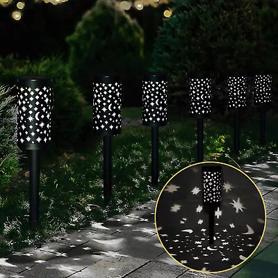 1/6PACK Solar Power LED Hanging Lantern Lights Garden Yard Decor Lamp • $6.59