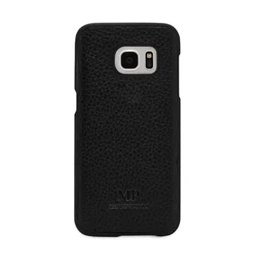 Mon Purse Phone Cover Grainy Black Leather Samsung S7 Case Monogram T.B Custom • $3.99