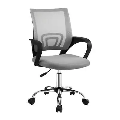 Artiss Office Chair Gaming Chair Computer Mesh Chairs Executive Mid Back Grey • $56.35