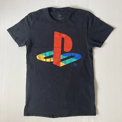 Playstation Classic Logo T-shirt Mens Black Size S Graphic Print • $16.95