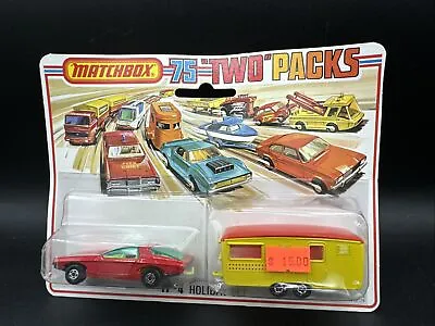 1975 Matchbox Lesney TP-4 HOLIDAYY SET Superfast #40  75 TWO PACKS Free Shipping • $89.99