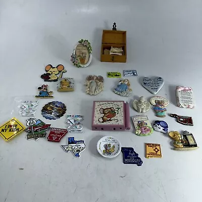 Lot Of 24 Miscellaneous Kitchen Refrigerator Fridge Magnets Some 3D • $25