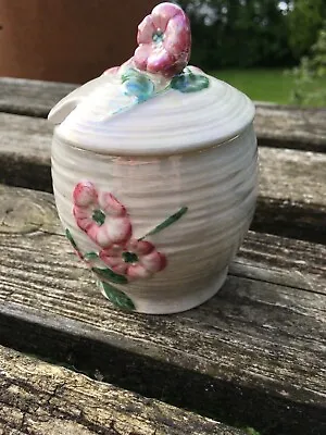 £13 • Buy Antique Vintage Maling Lustreware Lustre Ware Apple Cherry Blossom Jam Honey Pot