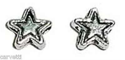 4mm Antiqued Pewter Star Spacer Beads (50) Lead-Safe!  MFP118/4S • $2