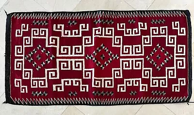 Dark Red Navajo Rug • £699.72