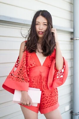 $69 • Buy Alice McCall Keep Me There Playsuit - Red - Size 6 RRP: $340