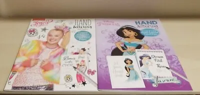 $5.47 • Buy Jojo Siwa Plus Disney Princess Hand Lettering & Color Activity Books