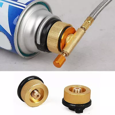 Hiking Backpack 2PC Outdoor Camping Gas Tank Connector Conversion Connector • $7.32