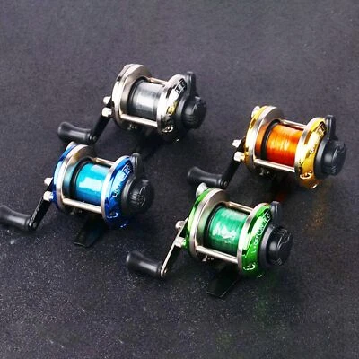 $15.86 • Buy Fishing Reel Spool Spinning Reel Trolling Ice Fishing Fish Tackle Tool With Line