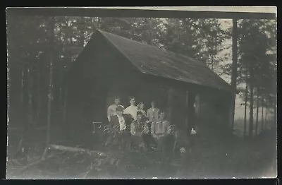 WA Vancouver RPPC 1916 THE MEYER'S FAMILY CABIN Their 1st Home  One Of A Kind • $16.99