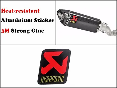 Akrapovic Exhaust Stickers Pipe Decals Racing Sticker Heat Resistant Moto Emblem • $8.66