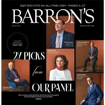 Barrons Magazine January 222024 • $6