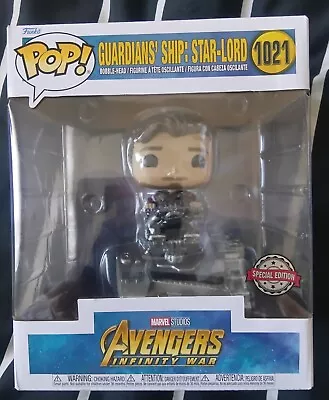 Funko Pop! 1021 Infinity War Guardians Ship: Star-Lord Special Edition Figure • £20