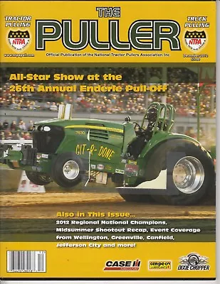 NTPA The  Puller Dec. 2012 Magazine Vintage Monster  Truck And Tractor Pulling  • $7.50