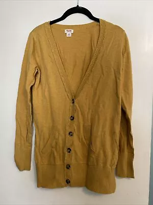 Mossimo Supply Co. Women Yellow Cardigan M • $8