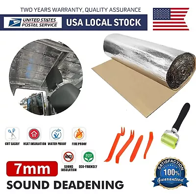 For Car Trunk Lid Trunk Room Engines 1Mx2.4M Insulation Thermal Noise Proof Mat • $32.99