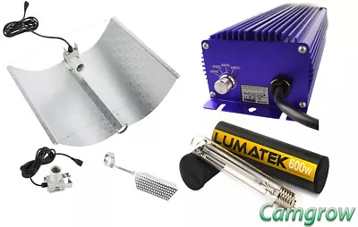 £239.90 • Buy Adjust A Wing  Light Kit - Lumatek Dimmable Ballast & Bulb 600W Hps Hydroponics