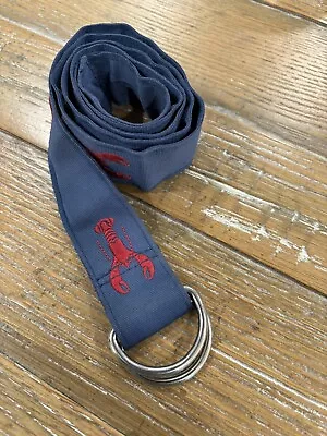 Vineyard Vines Blue Lobster Ribbon Dring Belt • $12