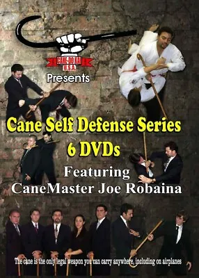 6 DVD Set Cane Street Self Defense Martial Arts Weapons Master Joe Robaina • $99.95