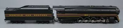 MTH 20-3024-1 O Gauge N&W J-Class 4-8-4 Steam Locomotive & Tender #611 W/PS LN • $689.32