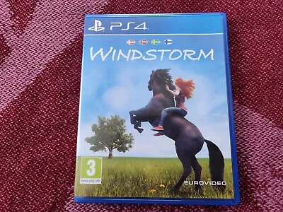 Sony PS4 - Windstorm - USED - Rare Horse-Riding Game • £16.20