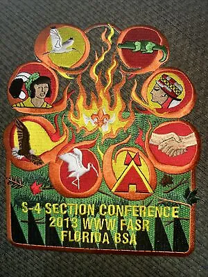 Mint OA 2013  S-4 Section Conference JP Backpatch Boy Scout FASR Florida • $9.95