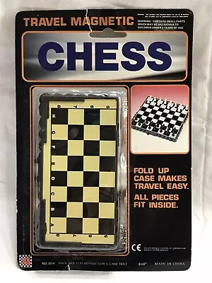 Super Accord Travel Magnetic Chess Game #954 SEALED • $11.99