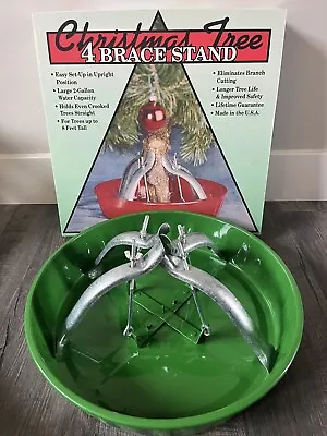 $33.95 • Buy Vintage NEW Gunnard Company  The 4 Brace  Christmas Tree Stand #8 Holds 8' Tree