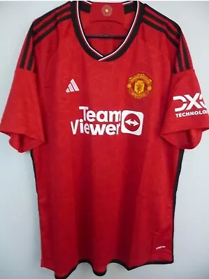 Men's Manchester United Soccer 23/24 Home Jersey 2XL NWT • $15.50