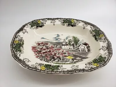 Johnson Brothers Friendly Village The Village Green Serving Bowl With Lip • $25