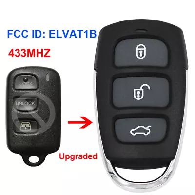 Upgraded Remote Key 433MHZ For Toyota RAV4 4Runner Land Cruiser ELVAT1B ELVATDD • $13.12