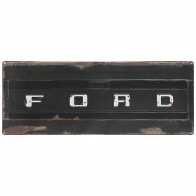 Ford Tailgate Metal Sign Wall Garage Mancave Barn Vintage Rustic Look • $74.99