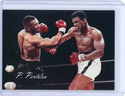 Mike Tyson & Muhammad Ali Art Sample Trading Card • $2.85